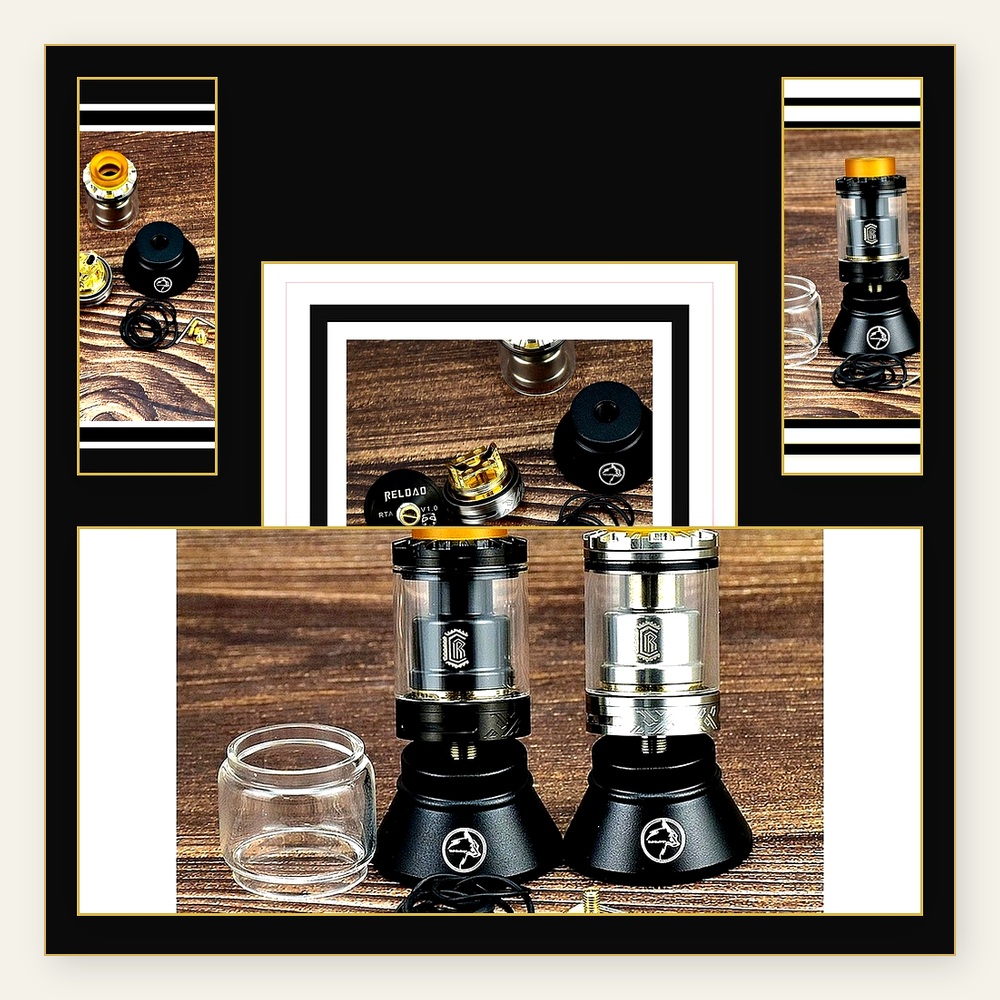 ReLoad RTA 24 мм, 3,5 мл, пере – обзор и цена Vape Accessory
